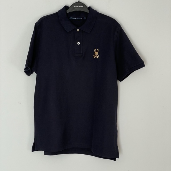 NWOT Psycho Bunny men pique polo shirt Size M - Picture 1 of 6